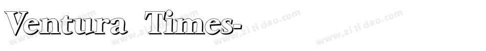 Ventura Times字体转换